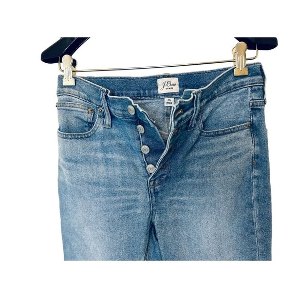 J.CREW 10" billie demi boot crop jeans blue size 26 - Picture 6 of 12